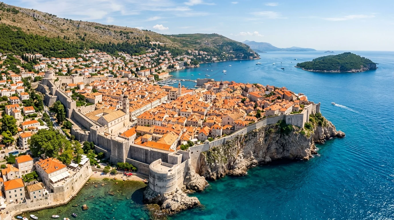 Best IPTV Croatia - Dubrovnik old town Adriatic coast